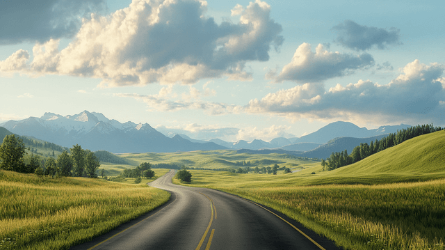 Road in Montana